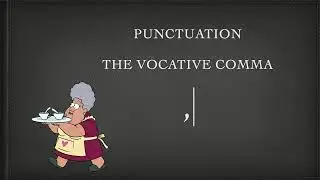 Punctuation -- vocative comma #punctuation #asmr #english #free #writing #communication #eslteacher