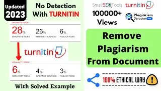 How to remove plagiarism 100% effectively | Turnitin plagiarism removal