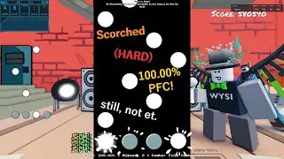 Roblox Funky Friday // Scorched (Hard) 100.00% PFC Perfect Combo! | Silicosis