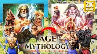 Age Of Mythology: Retold : Gameplay Comparativo (2002-2024) (PC)[2K]