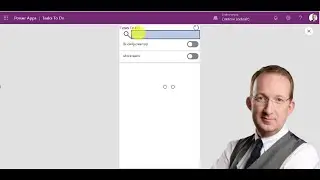Recurring SharePoint Tasks Powerapp, 4: Add Search to the powerapp