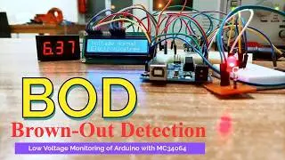 External Brown Out Detection of Arduino (Atmega328P) | Low voltage Detection and Protection  | BOD