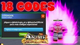 🚨TODOS LOS CODIGOS DE ANIME FIGHTING SIMULATOR CODES ROBLOX