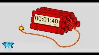 Countdown dynamite timer 2 MINUTES