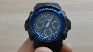 How to change the time on Casio G shock Hand Analog-Digital & Time Zone