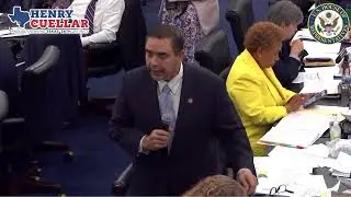 Rep. Cuellar Delivers Remarks in Markup of FY25 FSGG Appropriations Bill