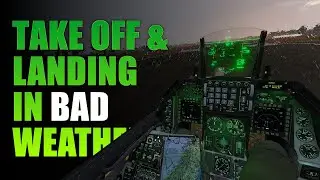 F-16 Take off & Landing in Dynamic Weather | Syria map | VIPER | DCS World