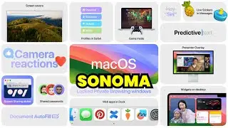 macOS Sonoma New Features 2023 - Whats New With Mac OS? macOS WWDC 2023