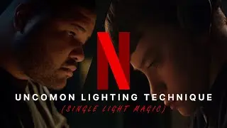 How I Recreated This Netflix Level Cinematic Lighting w/ Only 1 Light