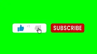 Subscribe Button Green Screen || Green Screen subscribe button Animation (No Copyright) Totally Free