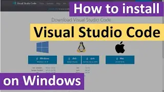 How to install Visual Studio Code on Windows 10