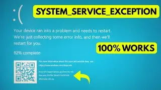 [FIX] system service exception windows 10 blue screen✔stop code ntfs.sys✔your pc ran into a problem