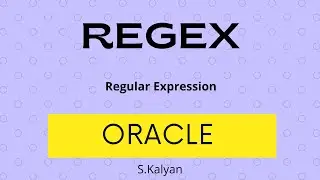 Regular Expression , REGEX, ORACLE SQL , SQL