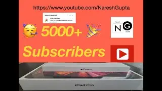 Thank You 5K Special | iPad Pro M1 Chip and Pencil Fast Unboxing