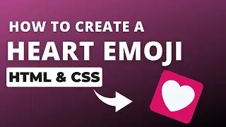 How to create a heart in html & css | heart in css 