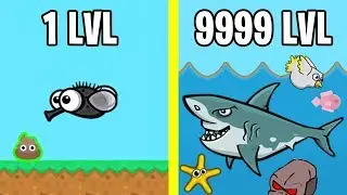 ANIMAL EVOLUTION IN OCEAN! - FlyOrDie.io