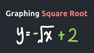 Graphing y=-sqrt(x)+2 using transformations