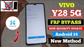 VIVO Y28 5G (V2315) Frp Bypass 🚀 Android 14 WITHOUT PC | Latest Security Update 2024