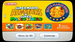 Super Mario All-Stars + Super Mario World WAD [VC SNES] Wii