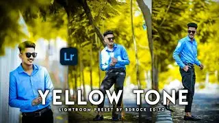 Yellow - Lightroom Tutorial And Preset Free | Yellow Lightroom Preset | Yellow Gold Preset