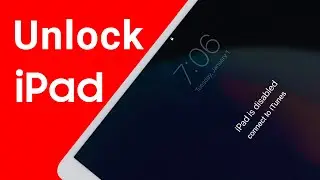 iPad is disabled? How to Unlock a Disabled iPad - iPad Pro/Air/mini(iOS 12)