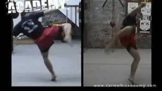 Muay Thai training - kicks