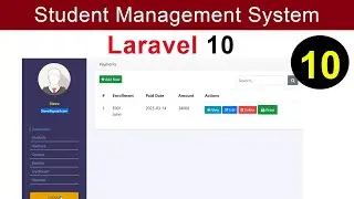 Student Management Project using Laravel 10 Part 10