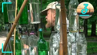 Из мультика "Бременские музыканты" - Ну-ка все вместе НА БУТЫЛКАХ |  ЗДЕСЬ коротко