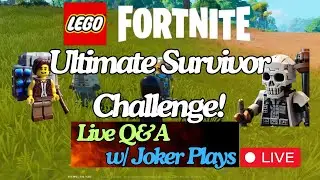 LEGO Fortnite - Ultimate Survivor Gameplay on a new 30.2 World with Q&A Session