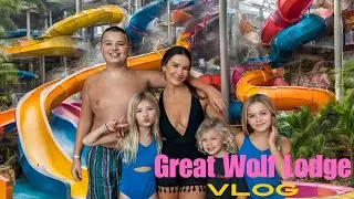 GREAT WOLF LODGE family vlog!!!! 😱😱 Will they conquer their fears???