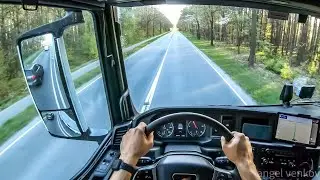 POV truck Driving new MAN tgx 470 Lohne Germany 🇩🇪 ,cockpit view 4K