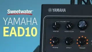 Yamaha EAD10 Drum Module with Mic and Trigger Pickup Demo