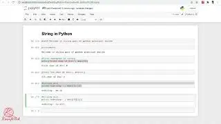 9. Python Practical: What is String? String variable uses in Python by Ram Krishn Mishra