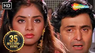 Tere Dard Se Dil Aabad Raha | Kumar Sanu | Rishi Kapoor | Divya Bharti | Dard Bhare Gaane