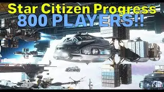 CRAZY Server Meshing Tests - 800 Player Cap! Multiple Servers Per Shard | Star Citizen Progress