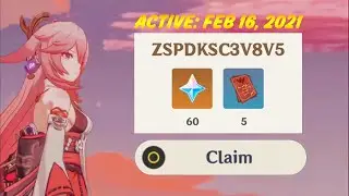 Redeem code February 16, 2022 - Genshin  Impact