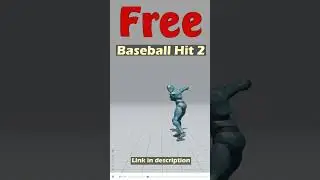 Baseball Hit 2. Free Mixamo animation for Daz Studio's Genesis 9