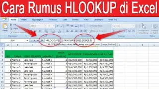 Belajar Cara Menggunakan Rumus Hlookup di Excel