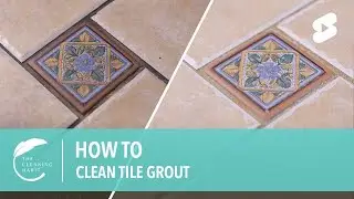 How to Clean Tile Grout | How to Whiten Grout Naturally #shorts