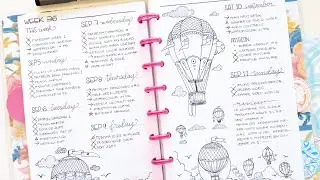PWM #3 - Week 36 - Drawing in my Discbound Bujo