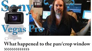 Sony Vegas Pro 13 Lesson 63 - Pan Crop Windows Off Screen, How to get it back