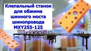 Клепальный станок для обжима шинного моста шинопровода MXY255-125