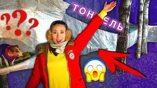 СДЕЛАЛА ТОННЕЛЬ В ДОМЕ ИЗ ПЛЕНКИ НА ДЕРЕВЕ 1000 СЛОЕВ ЧЕЛЛЕНДЖ | Elli Di