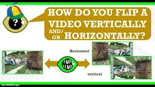 How to flip a video horizontally and / or vertically | Mirror effect 