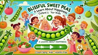 Blissful Sweet Peas - A Delightful and Learn About Happiness | Cuteni Song For Kids - Healthy Eating