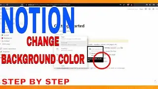 ✅ How To Change Background Color In Notion 🔴