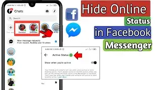 Hide Online Status in Facebook Messenger