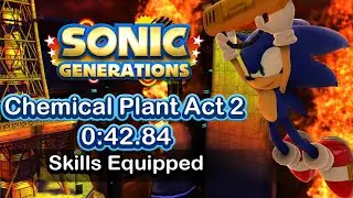 Sonic Generations Chemical Plant Act 2 Speedrun (0:42.84)