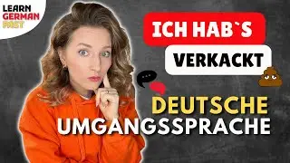 ALLTAGSDEUTSCH 🇩🇪 (So sprechen die Deutschen) - Learn German Fast