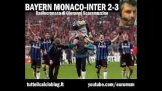 BAYERN MONACO-INTER 2-3 - Radiocronaca di Giovanni Scaramuzzino (15/3/2011) da Radiouno RAI